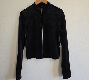 Forever 21 Black Women Croptop Blazer